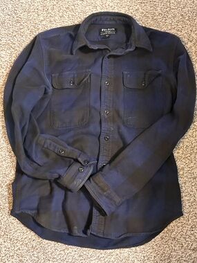 Filson Navy Plaid flannel